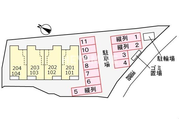 スパークルⅠの区画図