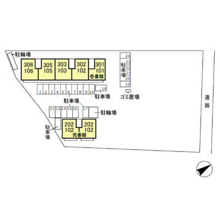 【区画図】 | アネシス 壱番館