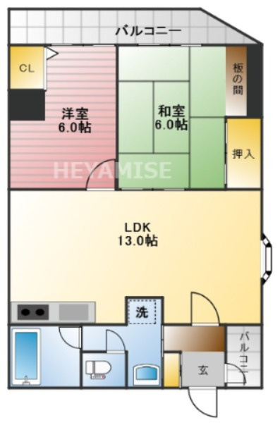 パークシティ諏訪の間取り