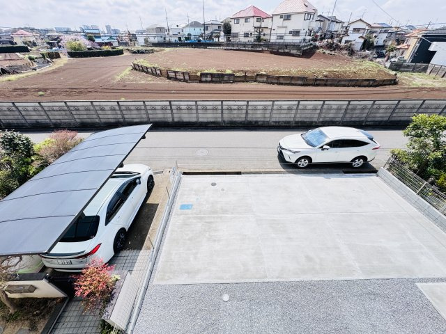 流山市松ケ丘６丁目新築戸建（松ケ丘17期）の展望|バルコニーより南側眺望・南道路で日当たり良好♪