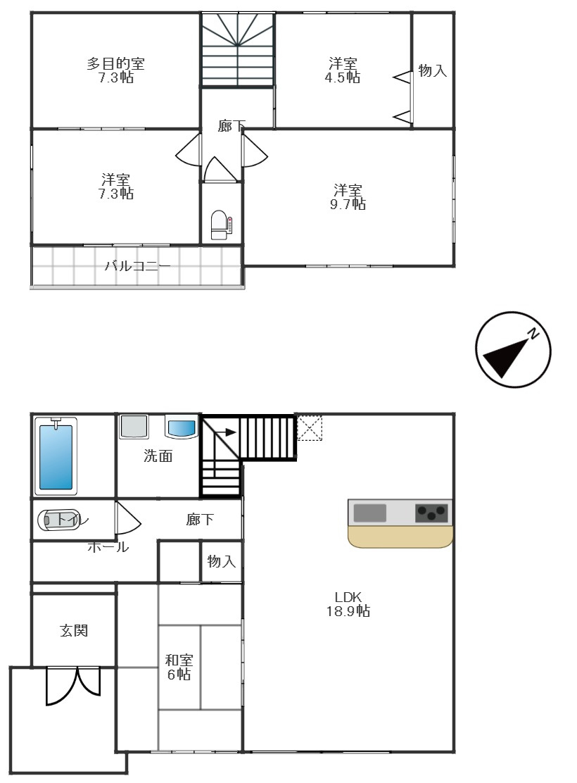 中津川市苗木中古戸建の画像