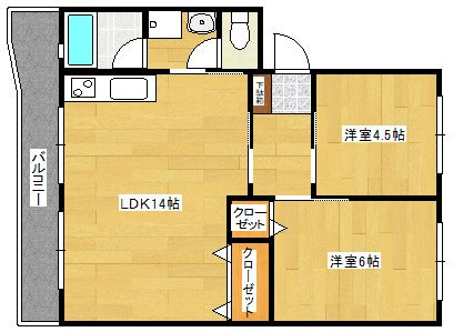 ベラミ和白東の間取り