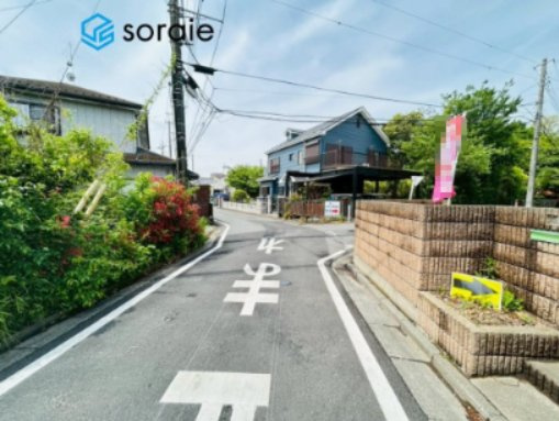 狭山市柏原全1棟　中古戸建の前面道路含む現地写真|4/24　撮影
