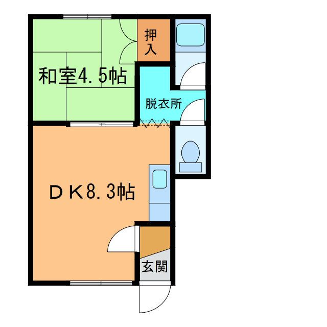 光南ハイツの間取り