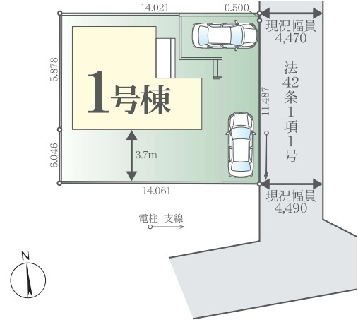 流山市富士見台１丁目新築戸建（富士見台１期）の区画図|区画配置図