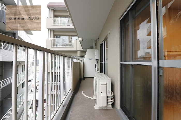朝日プラザ末吉橋のバルコニー