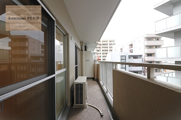 朝日プラザ末吉橋のバルコニー