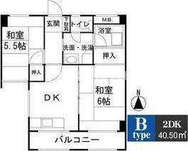 ハイツニュープラザの間取り