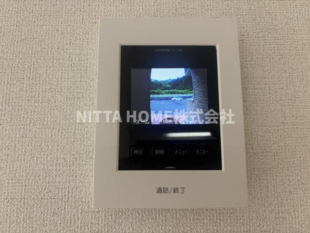 メゾン・城ノ下Ｂのセキュリティ|モニタ付きインターホン設置◎