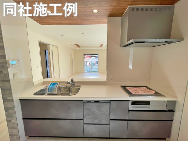 新築戸建　ブルーミングガーデン古世町3丁目のキッチン|同社施工例