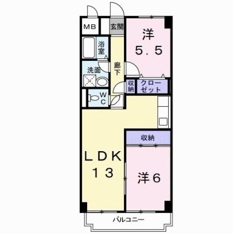 セピア辻井横小路の間取り