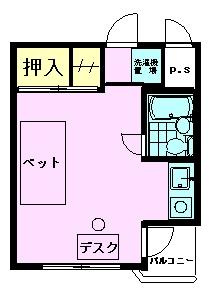 洋室６．８帖