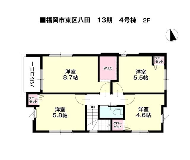 福岡市東区八田13期の間取り