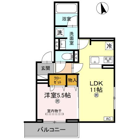 D's阿保の間取り