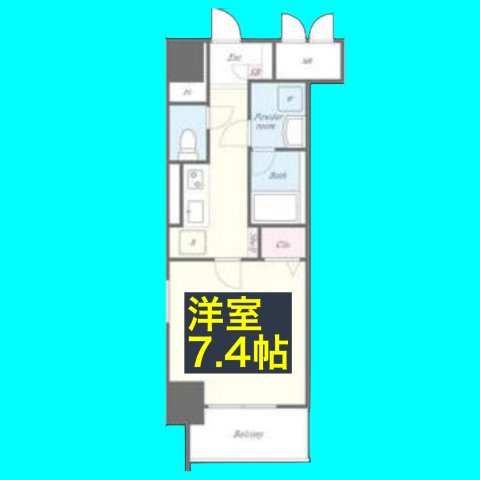 シャルマンソワレ名駅の間取り