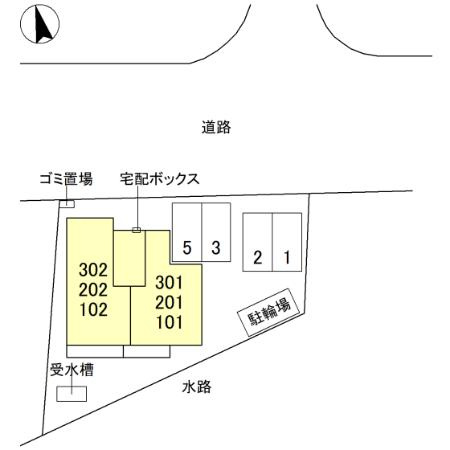 D's阿保の区画図