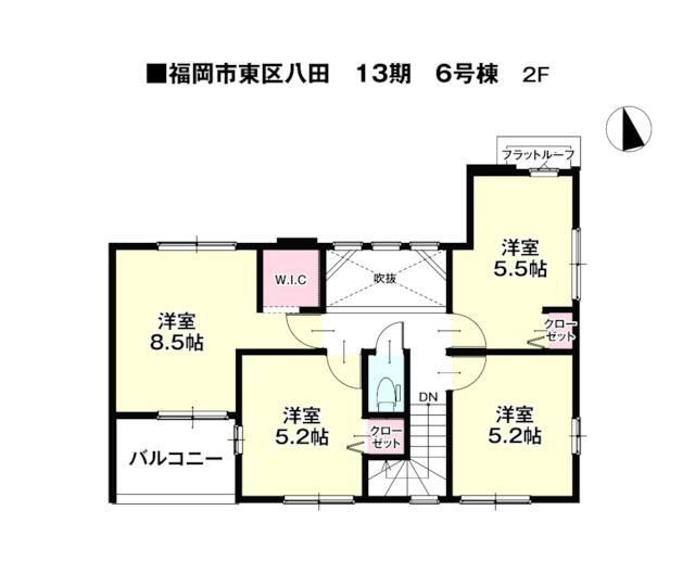 福岡市東区八田13期の間取り