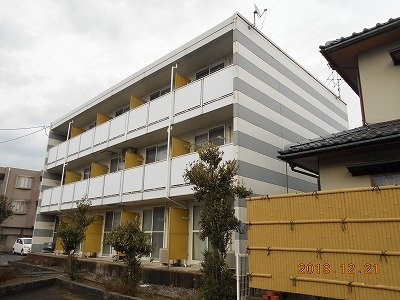 レオパレスポセイドンの外観|落ち着いた雰囲気の外観です