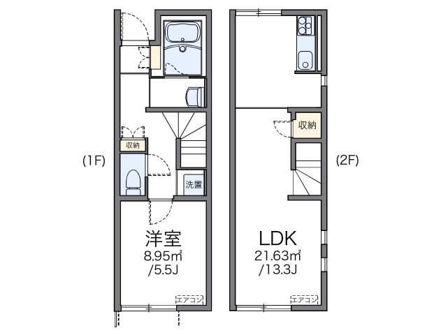 レオネクストプルーニャの間取り