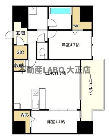 スプランディッドXの間取り