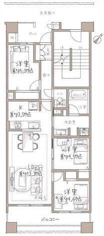 【間取り】 | 新百合ヶ丘パークハウスヒルズテラス