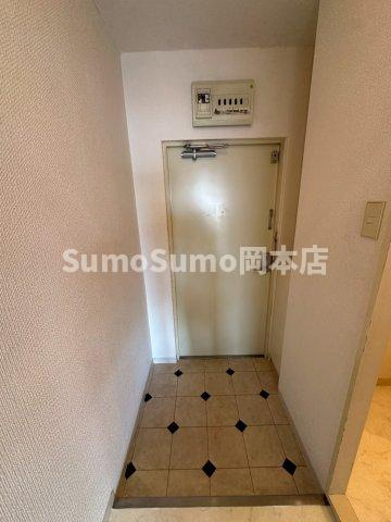 神戸市東灘区田中町２丁目の賃貸マンションの玄関|ゆったりとした玄関です