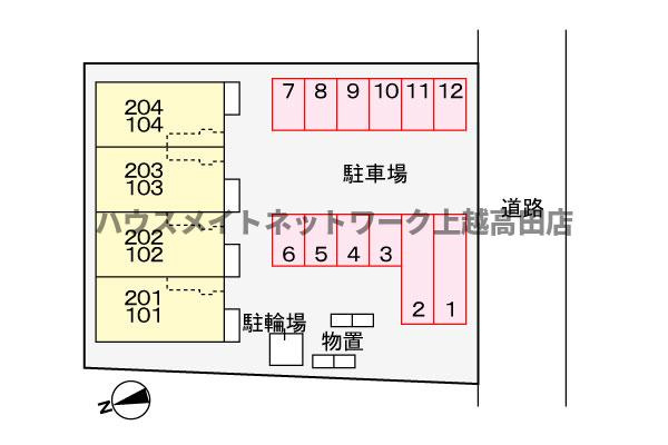 シーダー・フォレストの区画図|配置図