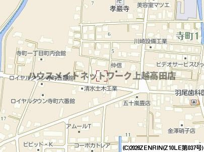 シーダー・フォレストの地図|位置図