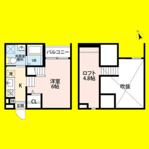 Kiino(キーノ)　名古屋市賃貸　仲介手数料無料の間取り