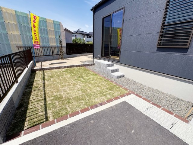 有田市宮原町新町　新築一戸建ての庭
