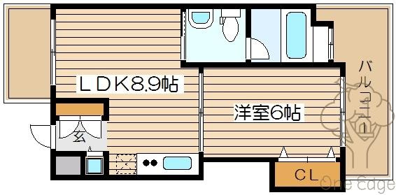 サクセス天神橋フロントの間取り