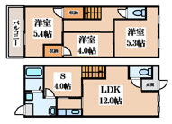 新家西町貸家の画像