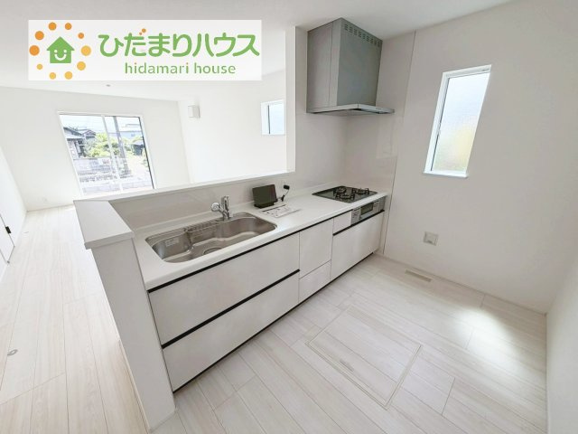 【キッチン】 | 我孫子市青山第1期　新築戸建　4号棟 | 料理をしながらでも、ご家族との会話を楽しめる対面式キッチン♪
