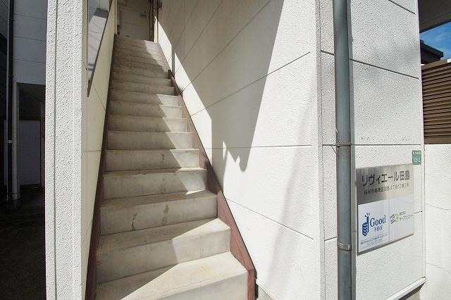 福岡市城南区田島４丁目のアパートのエントランス|エントランス写真