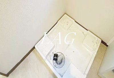【設備】 | 水引長屋 | 室内洗濯機置き場です。