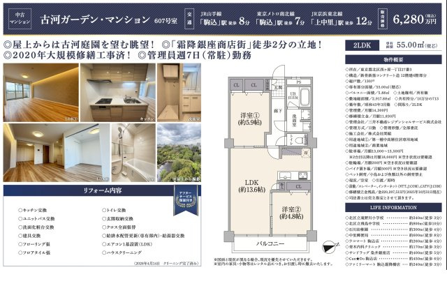 【その他】 | 古河ガーデン・マンション　仲介手数料無料＋40万円現金プレゼント中
