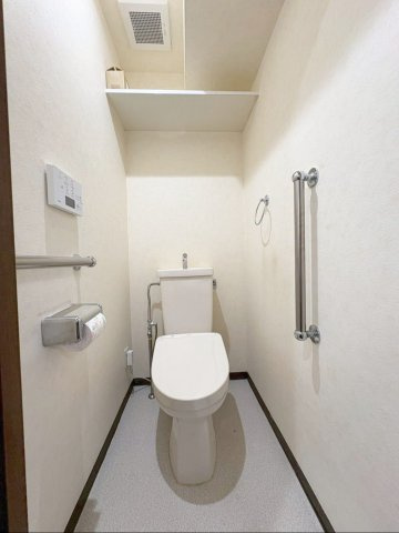 ラポール板付のトイレ|いつも快適！温水洗浄便座付きトイレです！