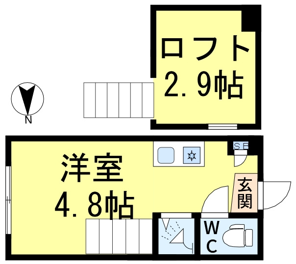 ハーモニーテラス新小岩Ⅱの間取り