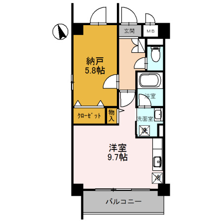 【間取り】 | サンロード新和Ⅱ