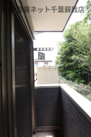 コスモス千葉寺のバルコニー|陽当たり良好なバルコニーです