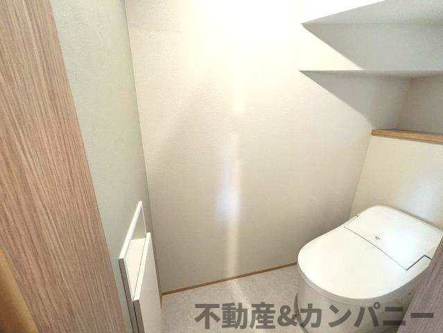 南梅本町の新築のおうち　松山市南梅本町新築戸建のトイレ|トイレもきれいです