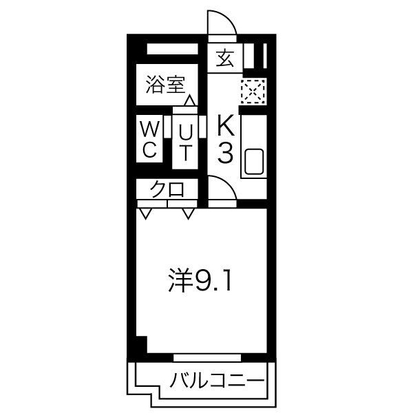 トミヨシロンハイツの間取り