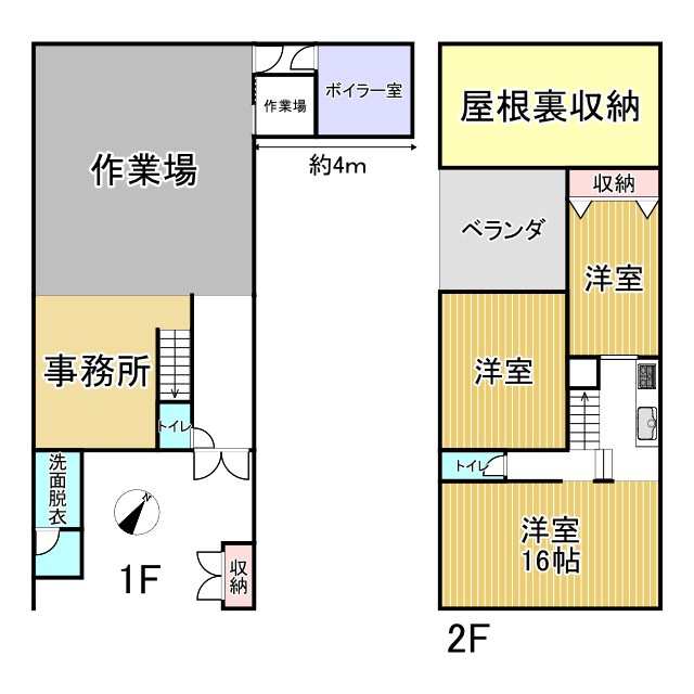 紫野上野町　土地の土地図