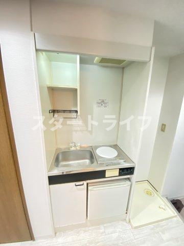 大阪市東淀川区東中島２丁目の賃貸マンションのキッチン