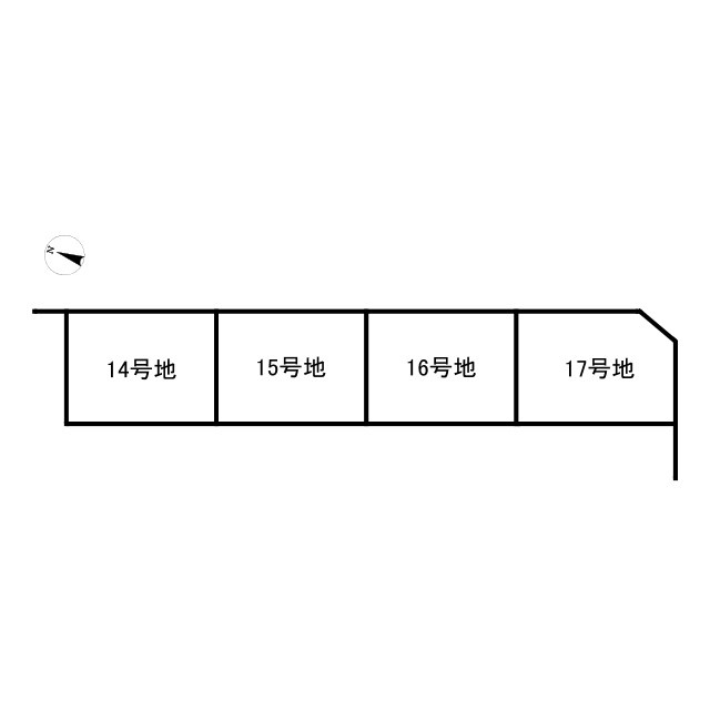 lifestyle garden うらどめ⑭の土地図