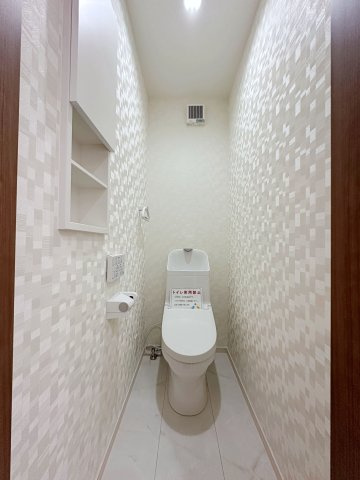 佐伯区千同1丁目 No.Dのトイレ|1階ウォシュレットトイレ☆
1階、2階にウォシュレットトイレがついています♪