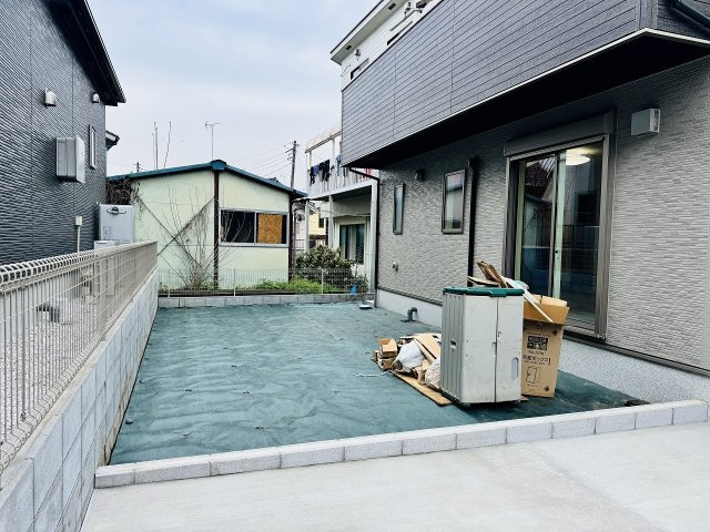 八王子市　川口町　新築一戸建て　１１期の庭|～ガーデニングなども楽しめる広い庭付き～