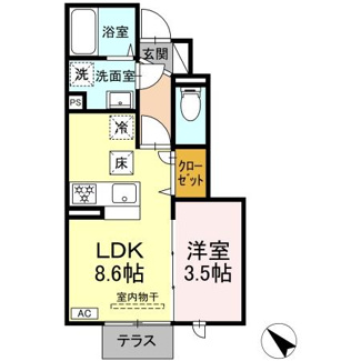 【間取り】 | 浜乃木レジデンスK
