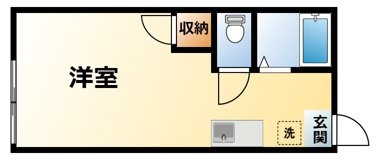 シティハイム谷島の間取り