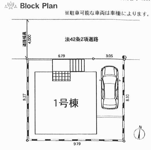 茅ヶ崎市中島第15　新築戸建　全１棟の区画図